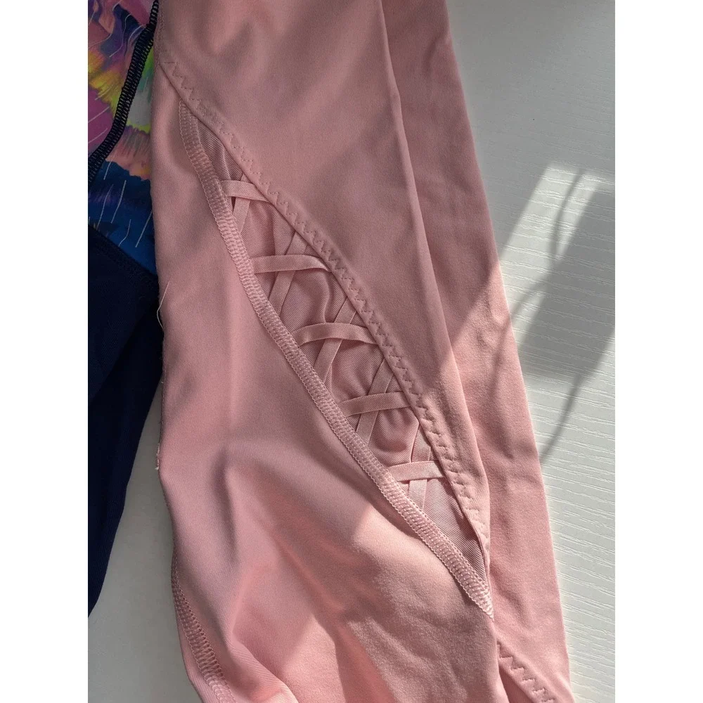 Womens Leggings Bundle Nike Victoria Secret VSX Tek Gear Size S XS 4 Pairs